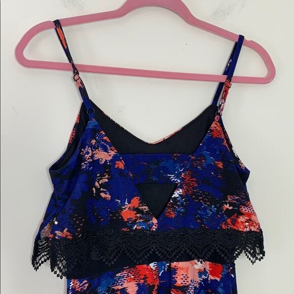 Material Girl Dallas Watercolor Dress NWT Size Medium - Picture 6 of 9